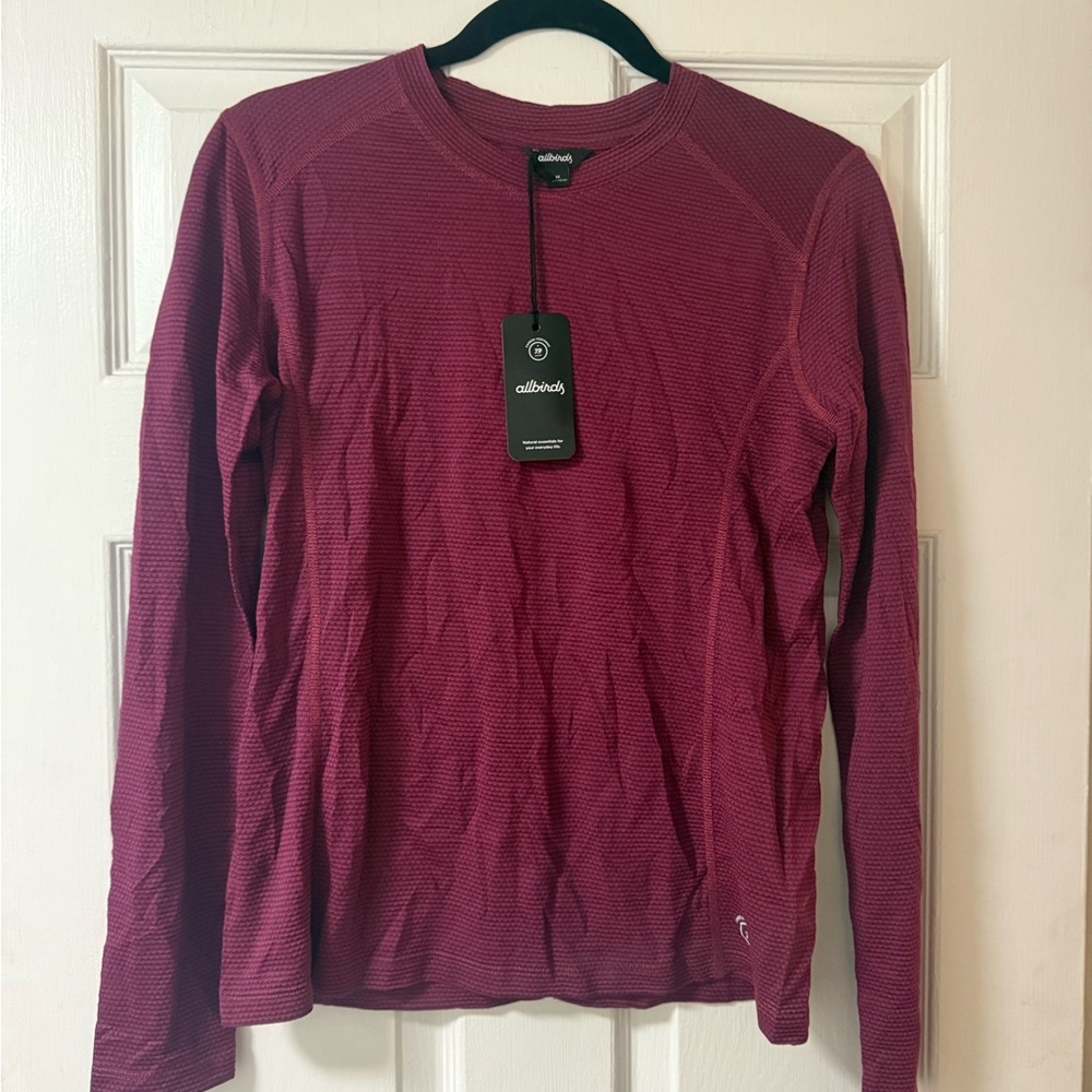 Allbirds Women's Long Sleeve Tee - Rich Burgundy